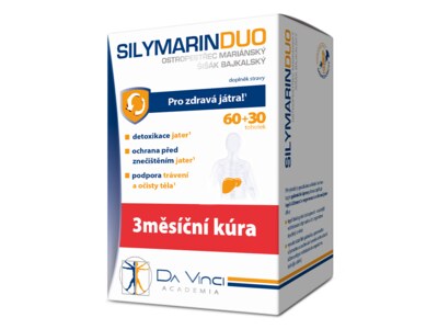 Silymarin DUO DaVinci Academia 60+30 tobolek Silymarin DUO DaVinci Academia 60+30 tobolek