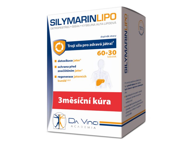 Silymarin LIPO DaVinci Academia 60+30 tobolek