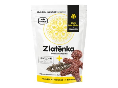 Zlatěnka lněná vláknina a chia 300 g Zlatěnka lněná vláknina a chia 300 g