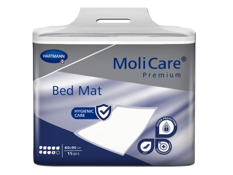 MoliCare Premium Bed Mat Inkontinenční podložky 9 kapek 60x90 cm 15 ks