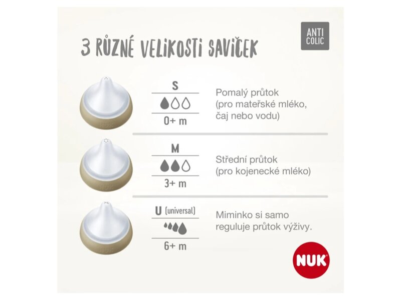NUK Láhev Perfect Match 3+ 260 ml 1 ks