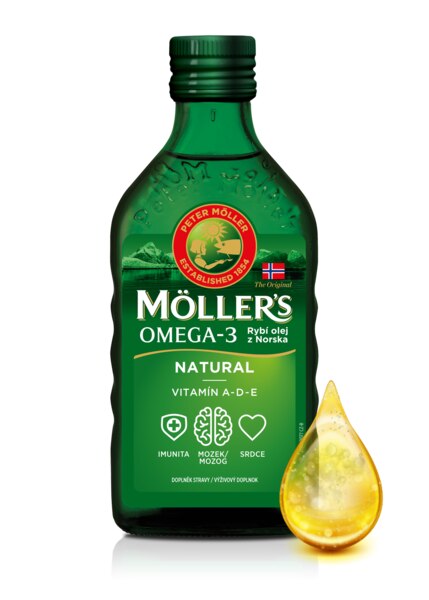 Mollers Omega 3 Natur olej 250 ml