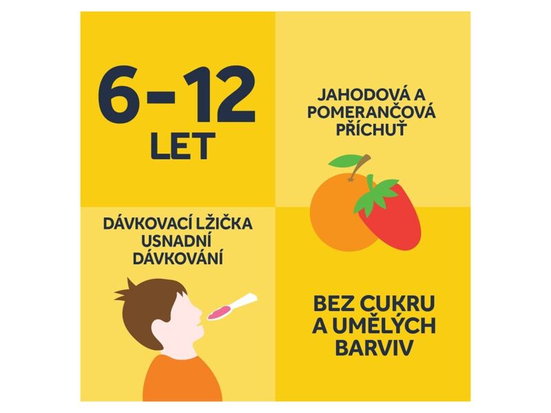 Nurofen pro děti 4% pomeranč 40 mg/ml perorální suspenze 100 ml