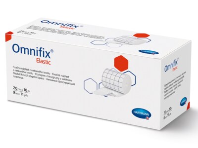 Omnifix Fixační náplast elastická 20 cm x 10 m 1 ks Omnifix Fixační náplast elastická 20 cm x 10 m 1 ks