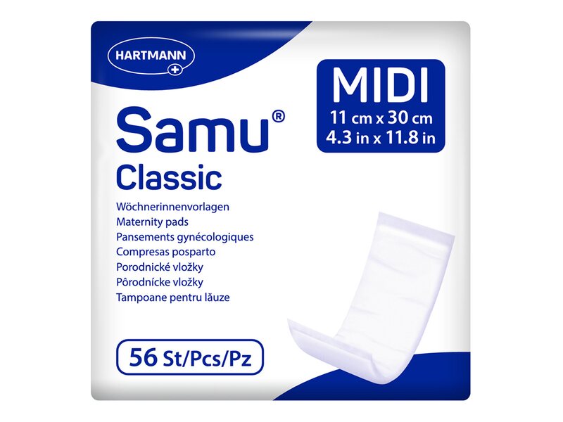 Samu Midi porodnické vložky 56 ks