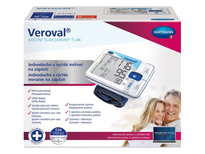 Veroval Tonometr digitální zápěstní 1 ks
