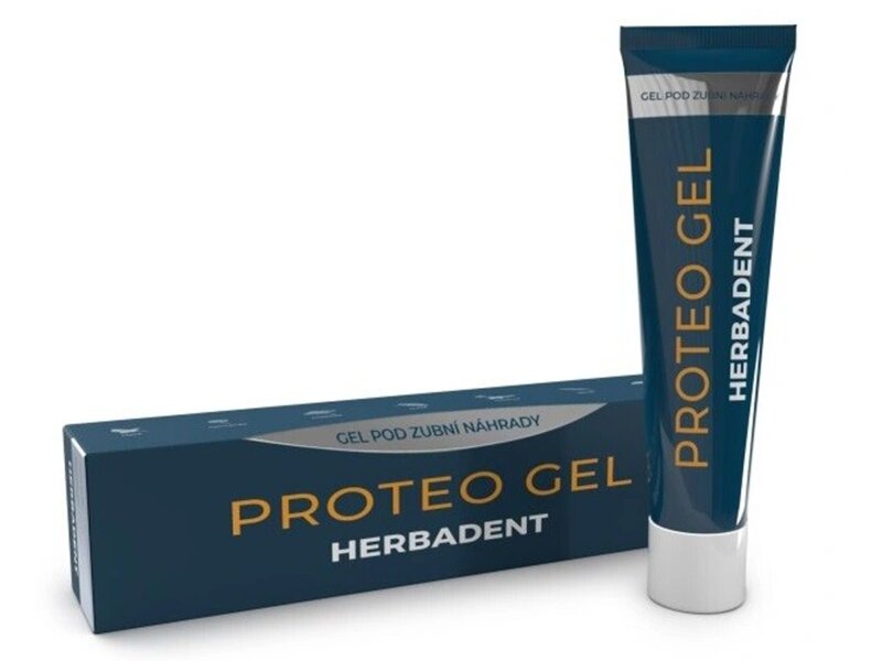 Herbadent Proteo gel pod zubní náhrady 40 g