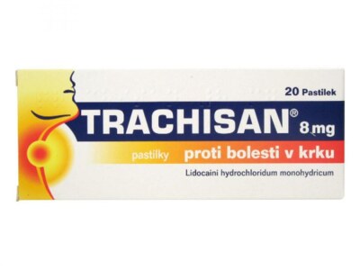 Trachisan 8 mg proti bolesti v krku 20 pastilek