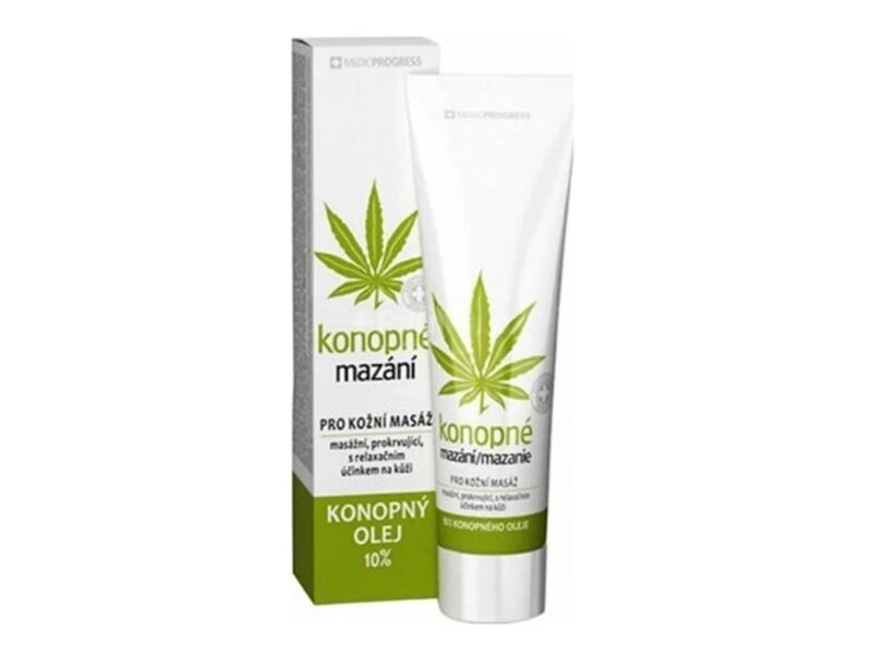 Konopné mazání 10 % 100 ml