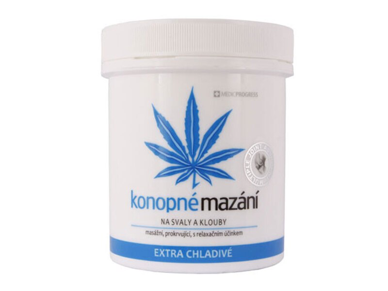 Konopné mazání Extra chladivé 250 ml Konopné mazání Extra chladivé 250 ml
