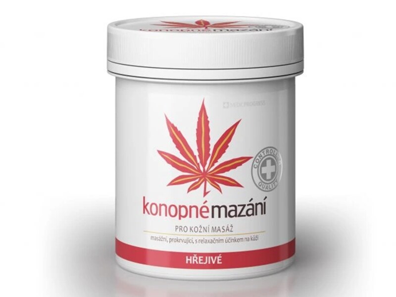 Konopné mazání Hřejivé 250 ml