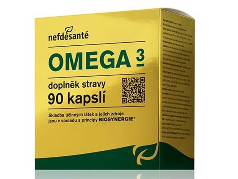 Nefdesanté Omega 3 90 kapslí Nefdesanté Omega 3 90 kapslí
