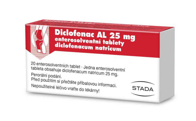 Diclofenac AL 25 mg 20 tablet Diclofenac AL 25 mg 20 tablet