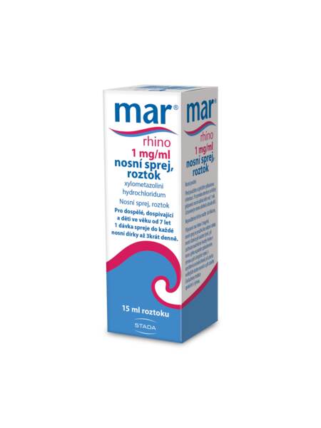 MAR Rhino 0,1 % nosní sprej 15 ml MAR Rhino 0,1 % nosní sprej 15 ml