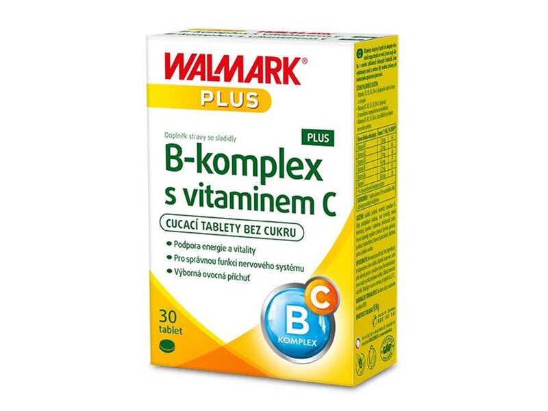 Walmark B-Komplex Plus s vitamínem C 30 tablet