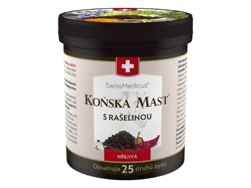 Herbamedicus Koňská mast s rašelinou hřejivá 250 ml