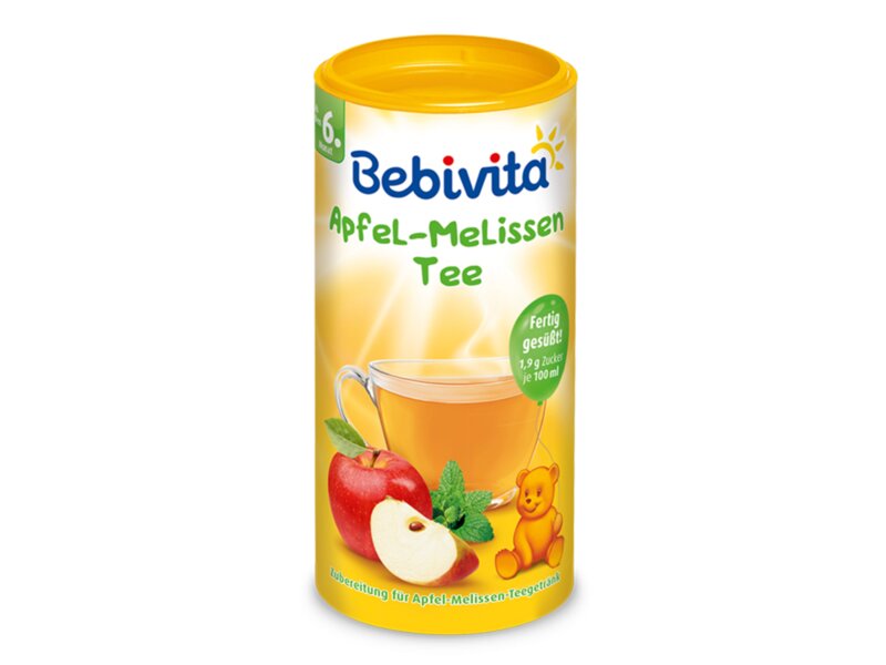 Hipp Bebivita Jablečno-meduňkový instantní čaj 6m 200 g