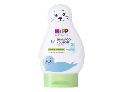 Hipp Babysanft Šampon Vlasy a tělo Lachtan 200 ml