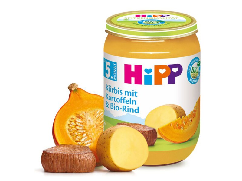 Hipp BIO Dýně, brambory a hovězí maso 5m 190 g