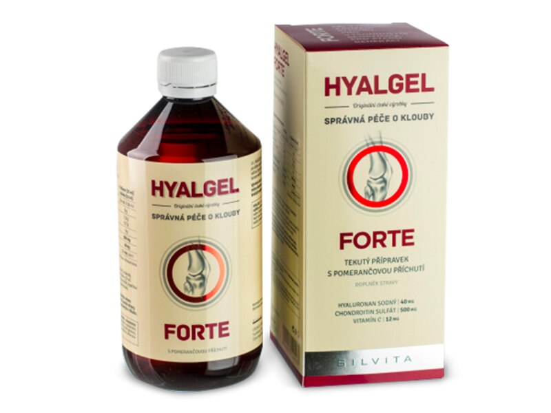 Hyalgel Forte Pomeranč 500 ml