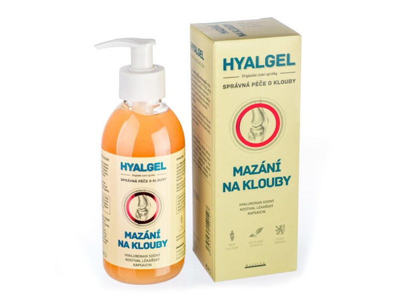 Hyalgel mazání na klouby 250 ml