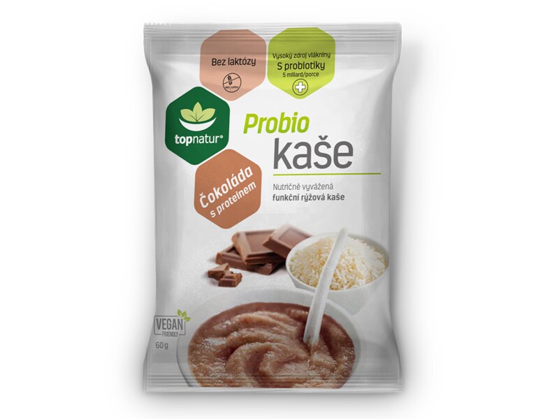 Topnatur Probio kaše Čokoláda s proteinem 60 g