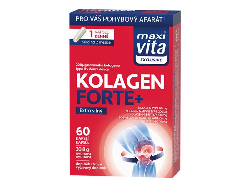 Maxi Vita Exclusive Kolagen Forte+ 60 kapslí