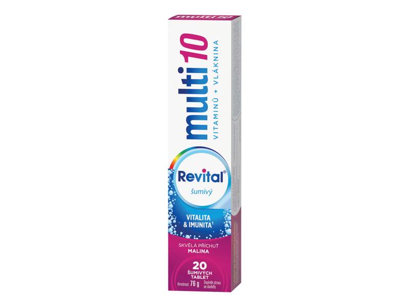 Revital Multi malina 20 šumivých tablet