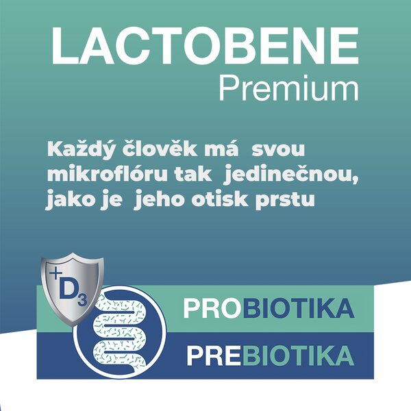 Lactobene Premium probiotika s vitaminem D3 30 kapslí 1+1 ZDARMA