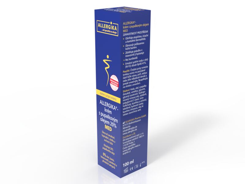 Allergika Krém s pupálkovým olejem 20% MED 100 ml