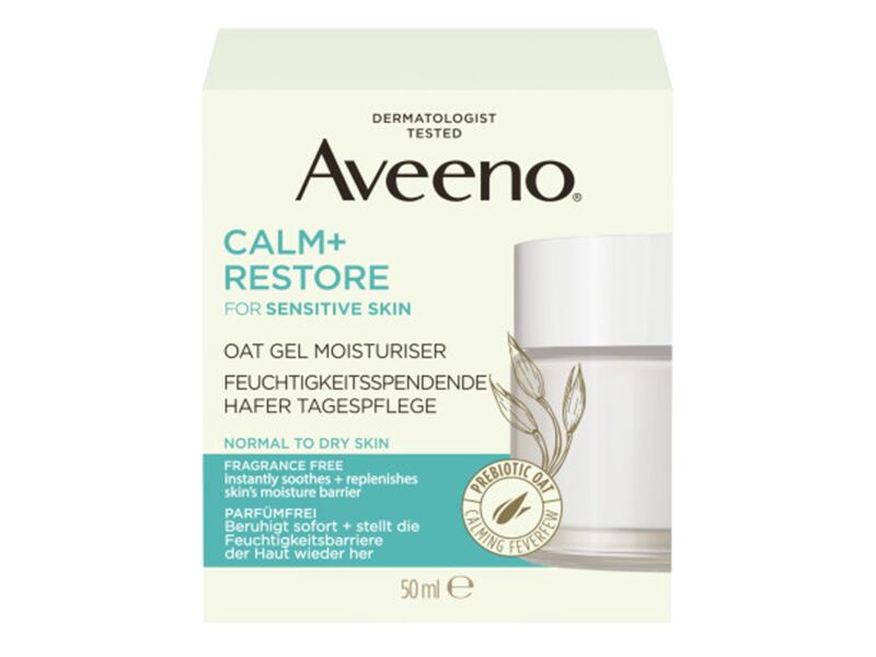 Aveeno Calm+Restore Hydratační pleťový gel s ovsem 50 ml Aveeno Calm+Restore Hydratační pleťový gel s ovsem 50 ml