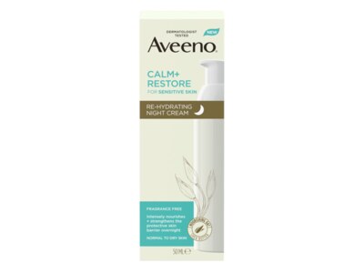 Aveeno Calm+Restore Rehydratační noční krém 50 ml Aveeno Calm+Restore Rehydratační noční krém 50 ml