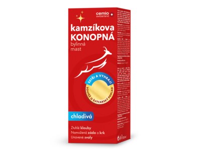 Cemio Kamzíkova konopná mast chladivá 200 ml Cemio Kamzíkova konopná mast chladivá 200 ml