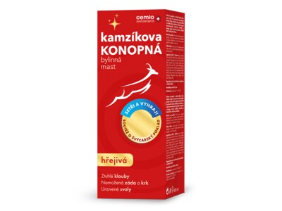 Cemio Kamzíkova konopná mast hřejivá 200 ml Cemio Kamzíkova konopná mast hřejivá 200 ml