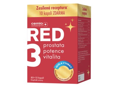 Cemio RED3 80+10 kapslí Soutěžní balení 2024 Cemio RED3 80+10 kapslí Soutěžní balení 2024