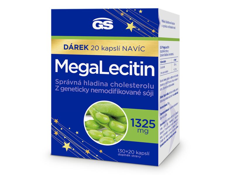 GS Megalecitin 1325 mg 130+20 kapslí Dárkové balení