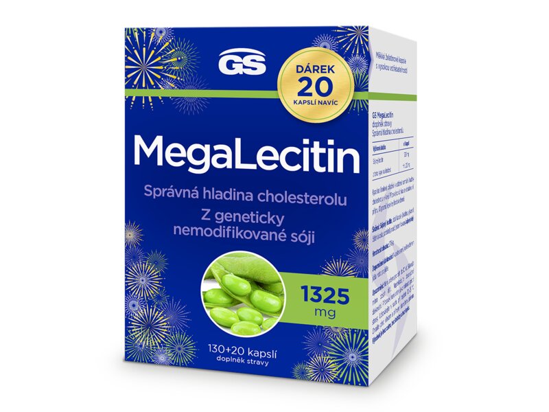 GS Megalecitin 1325 mg 130+20 kapslí Dárkové balení