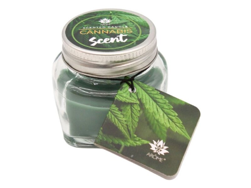 Arome Svíčka s přáním Cannabis 28 g  