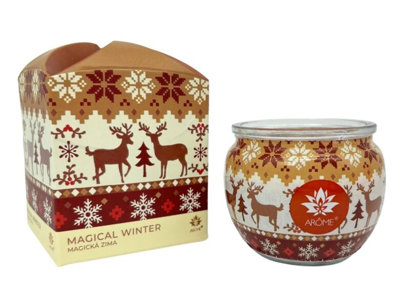 Arome Svíčka Magical Winter 90 g Arome Svíčka Magical Winter 90 g
