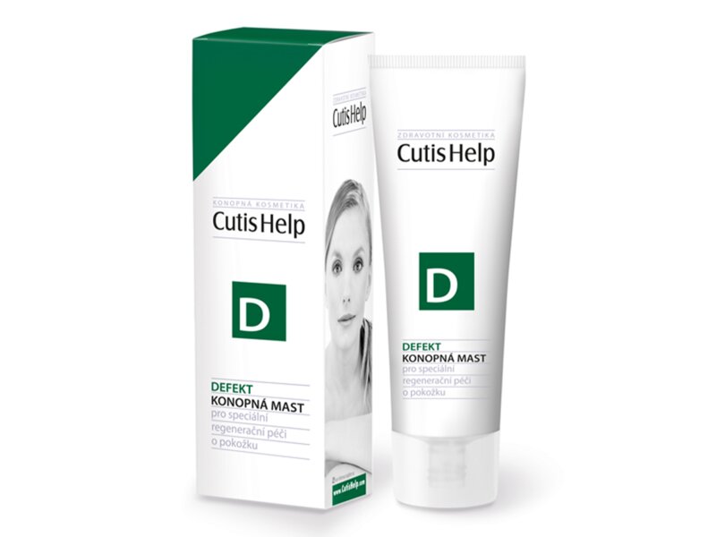 CutisHelp Defekt Konopná mast pro regeneraci 50 ml