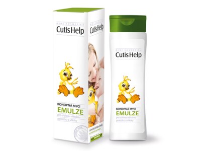 CutisHelp Konopná mycí emulze dětská 200 ml CutisHelp Konopná mycí emulze dětská 200 ml