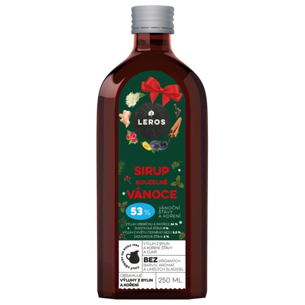 Leros Sirup Kouzelné Vánoce 250 ml Leros Sirup Kouzelné Vánoce 250 ml