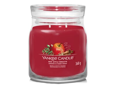 Yankee Candle Signature svíčka střední 2 knoty Red Apple Wreath 368 g  