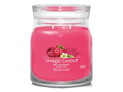 Yankee Candle Signature svíčka střední 2 knoty Red Raspberry 368 g  