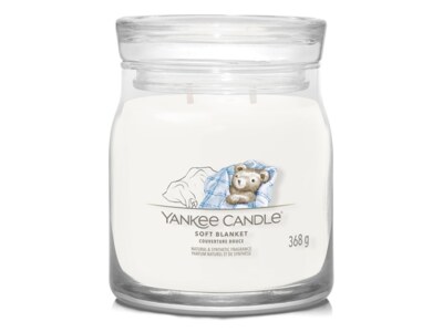 Yankee Candle Signature svíčka střední 2 knoty Soft Blanket 368 g  