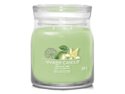 Yankee Candle Signature svíčka střední 2 knoty Vanilla Lime 368 g  