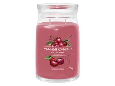 Yankee Candle Signature svíčka velká 2 knoty Black Cherry 567 g  