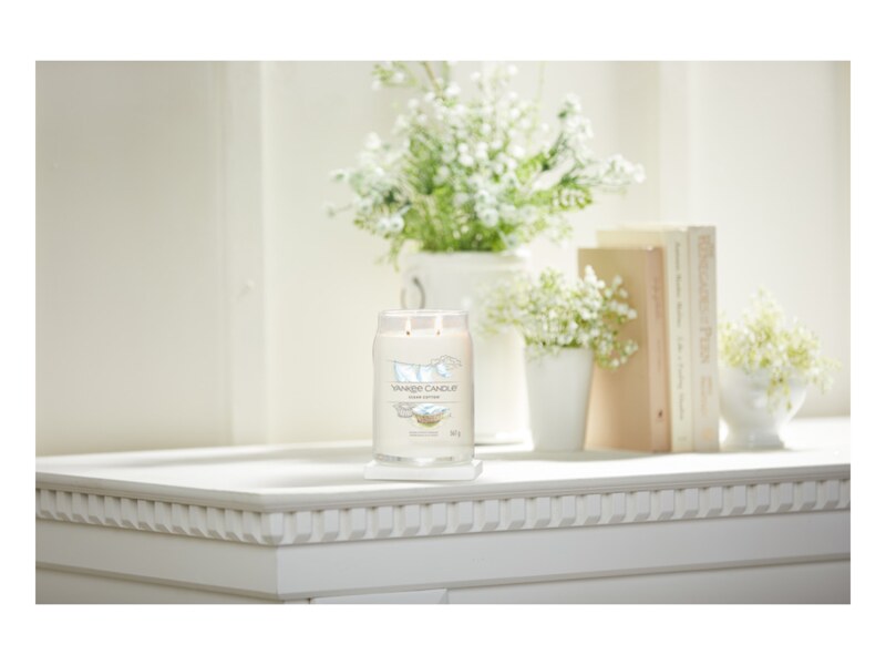 Yankee Candle Signature svíčka velká 2 knoty Clean Cotton 567 g Yankee Candle Signature svíčka velká 2 knoty Clean Cotton 567 g