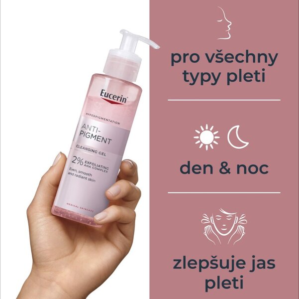 Eucerin AntiPigment Rozjasňující čisticí gel 200 ml