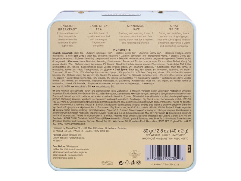 Ahmad Tea Winter Wonder teabag Caddy Selection nálevové sáčky 40x2 g